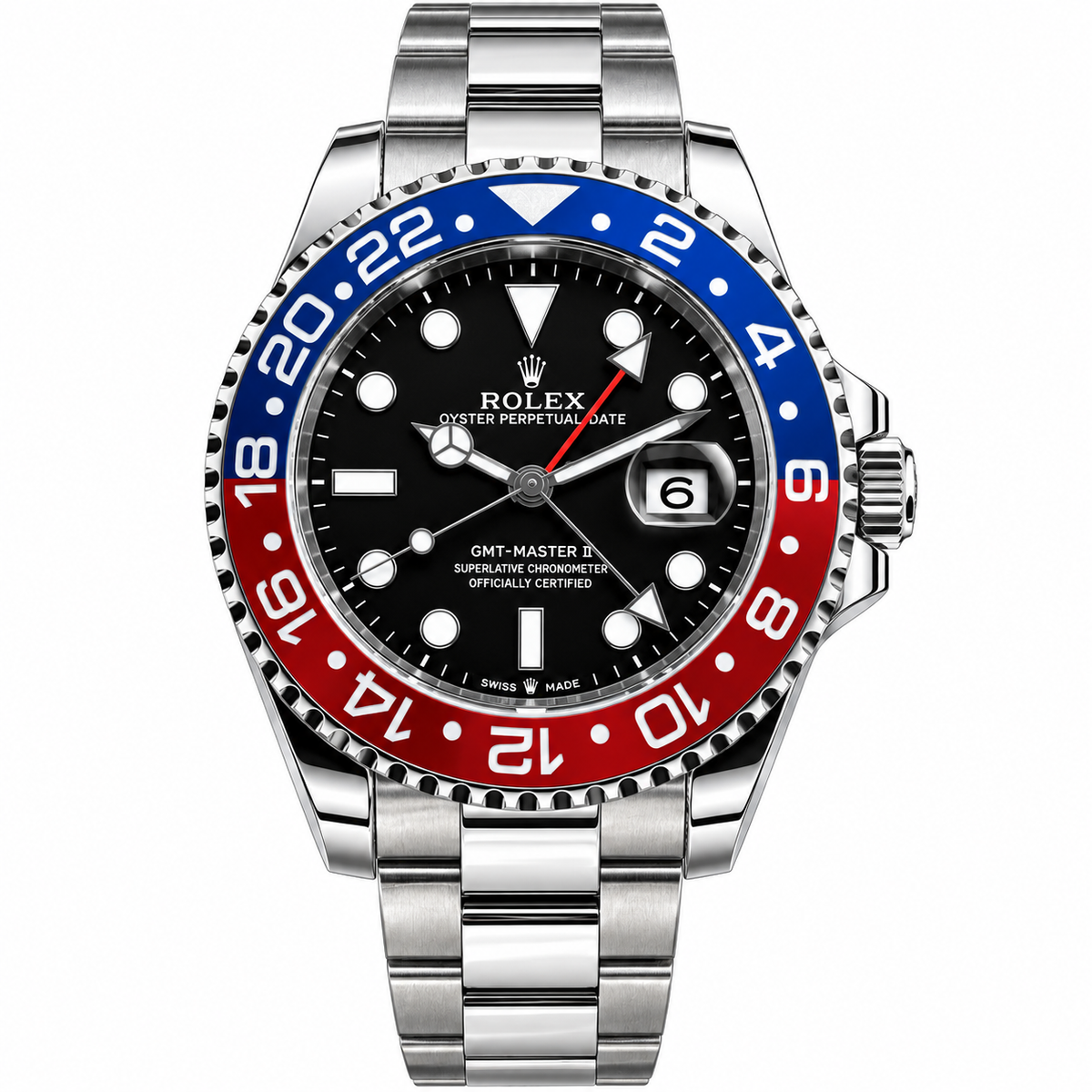 Luxury-Style Men’s Rolex GMT & Dive Automatic Watch with Date Display