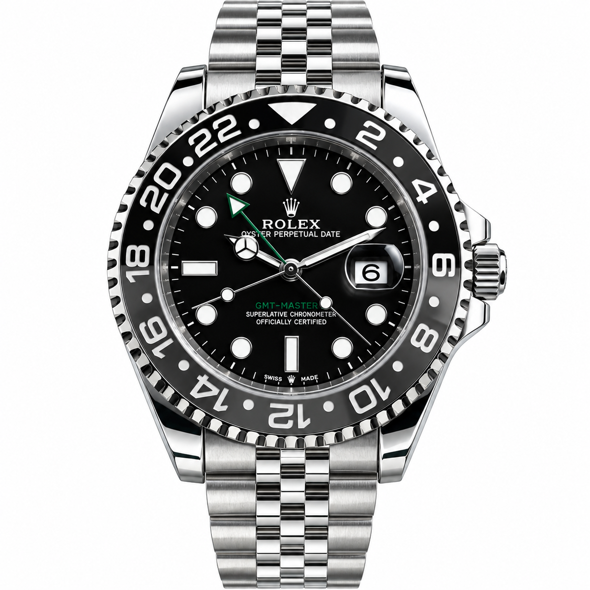 Luxury-Style Men’s Rolex GMT & Dive Automatic Watch with Date Display