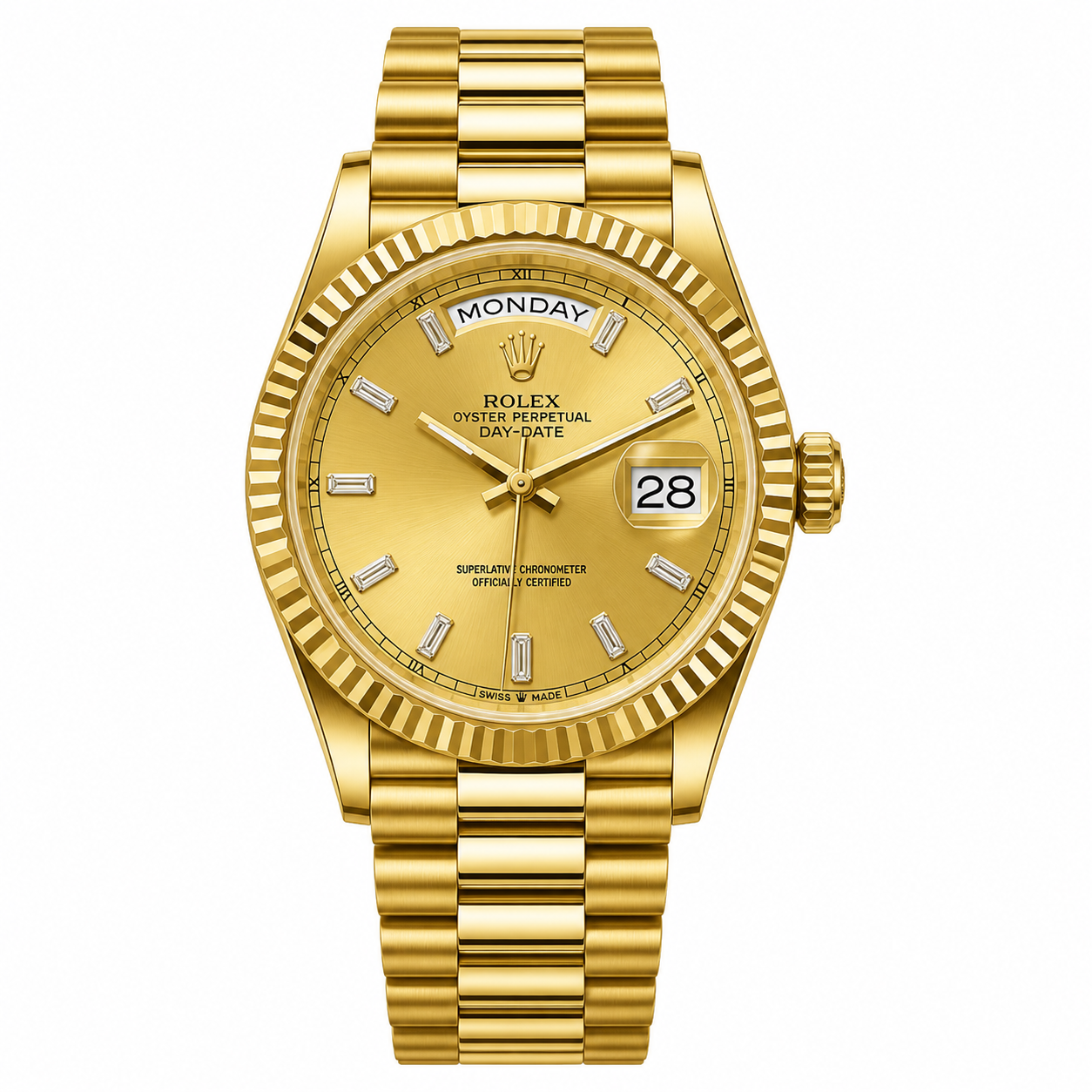 100% Original Rolex Datejust Men's Automatic Watch 36mm – Free Box