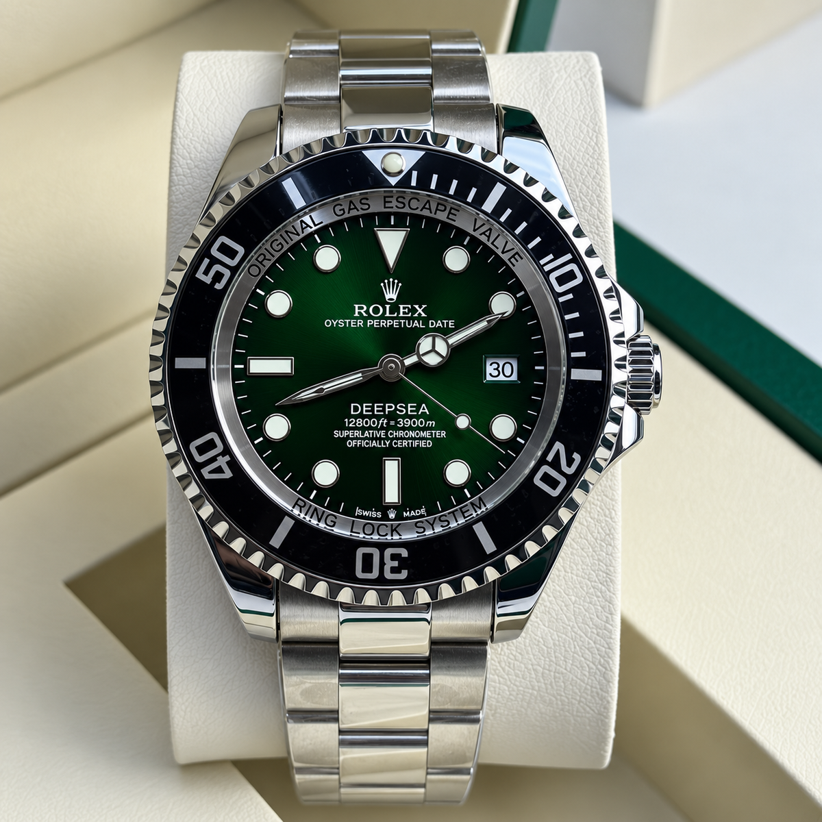 Luxury-Style Men’s Rolex GMT & Dive Automatic Watch with Date Display