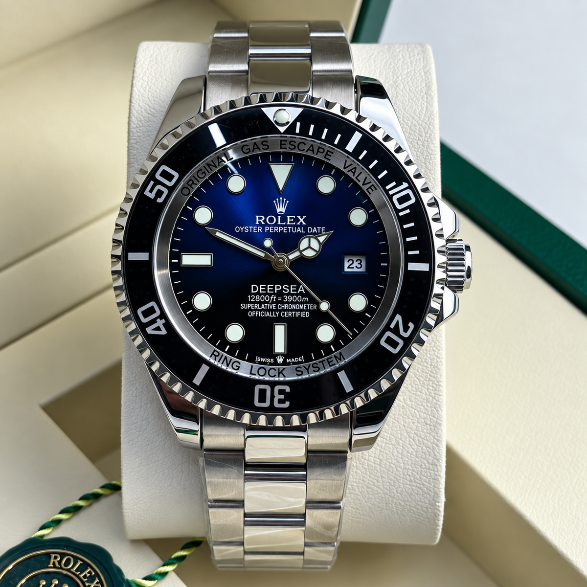 Luxury-Style Men’s Rolex GMT & Dive Automatic Watch with Date Display
