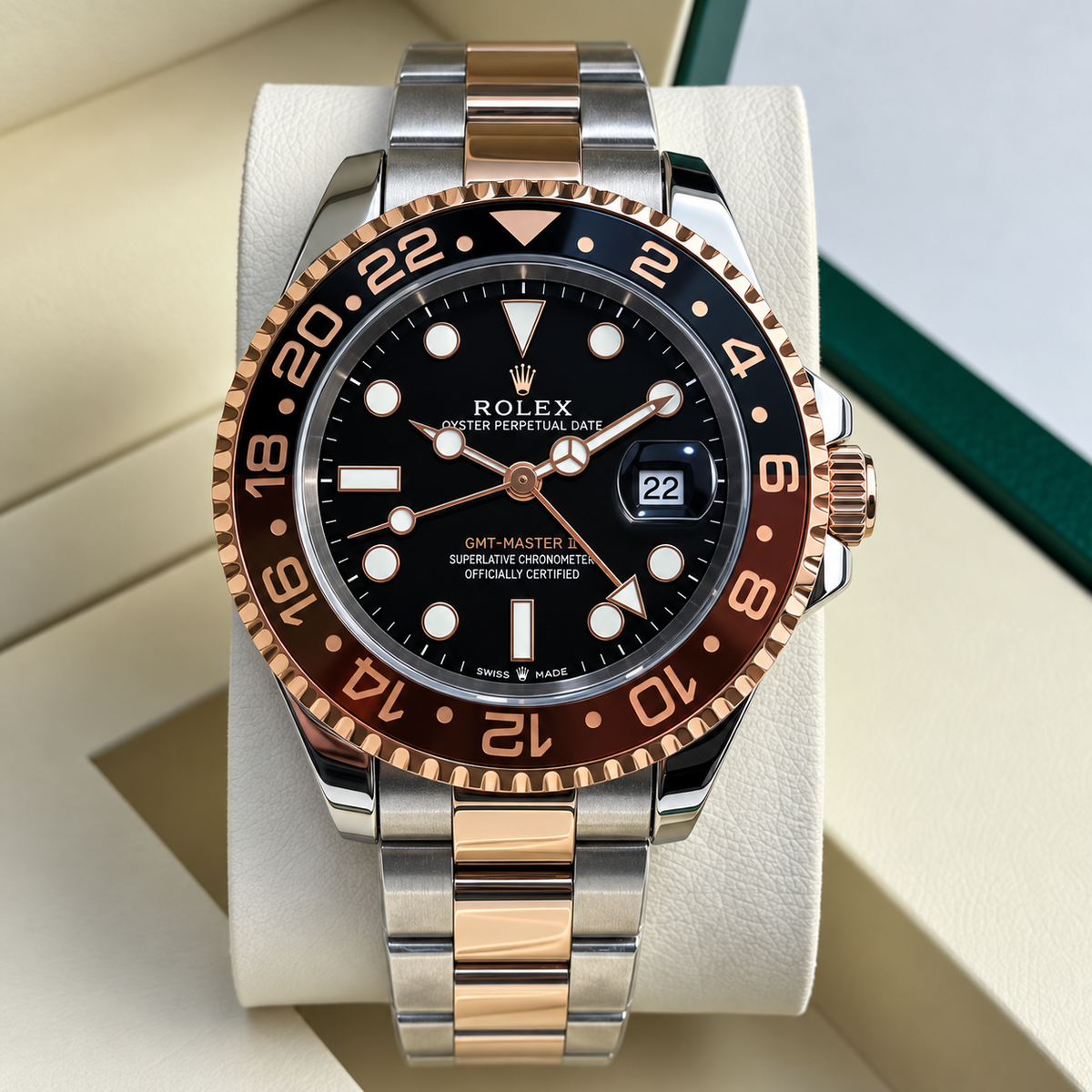 Luxury-Style Men’s Rolex GMT & Dive Automatic Watch with Date Display