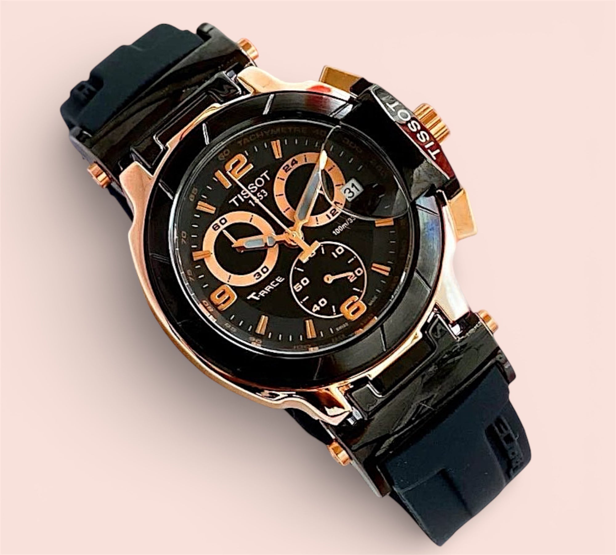 Tissot T-Race Rose Gold Chronograph Men's Watch
