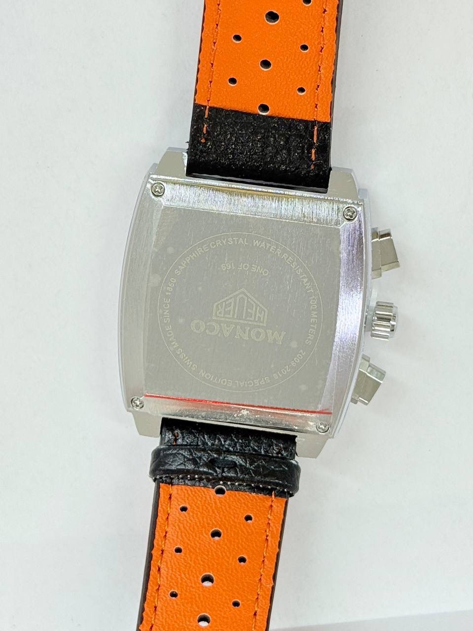 TAG Heuer Monaco Gulf Special Edition Automatic Chronograph – White Dial | Swiss Made