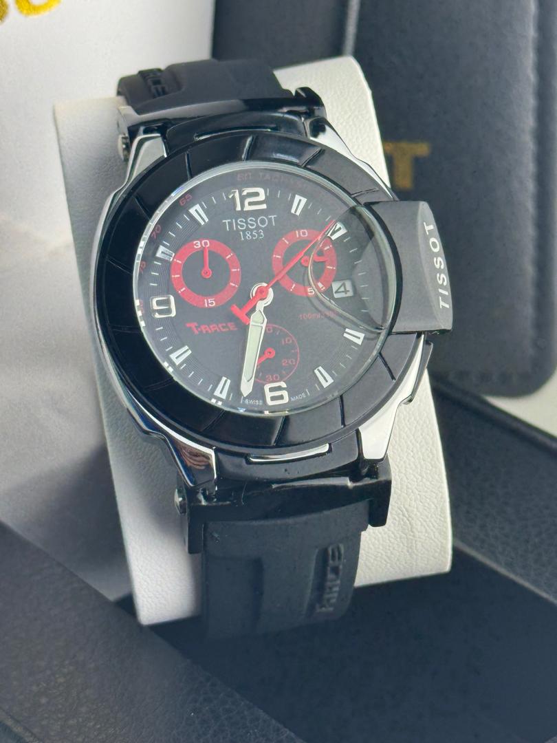 Tissot 1853 Chronograph Rubber Strap – All Functions Working – Free Box