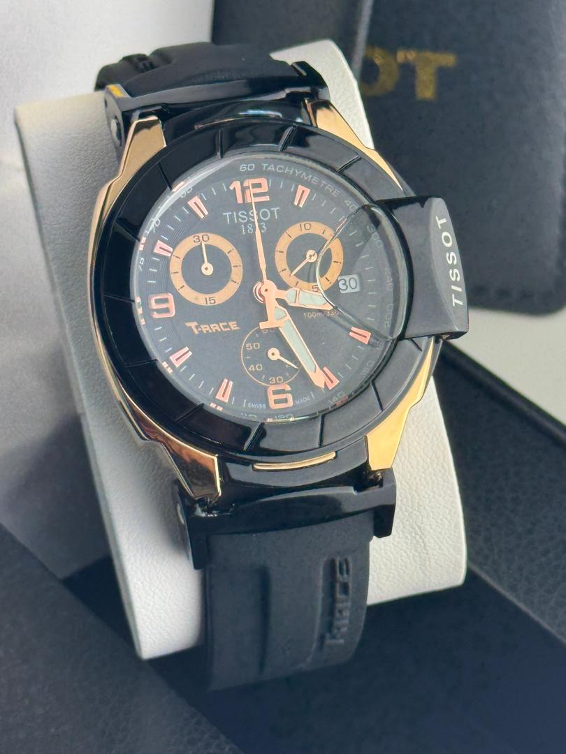 Tissot 1853 Chronograph Rubber Strap – All Functions Working – Free Box