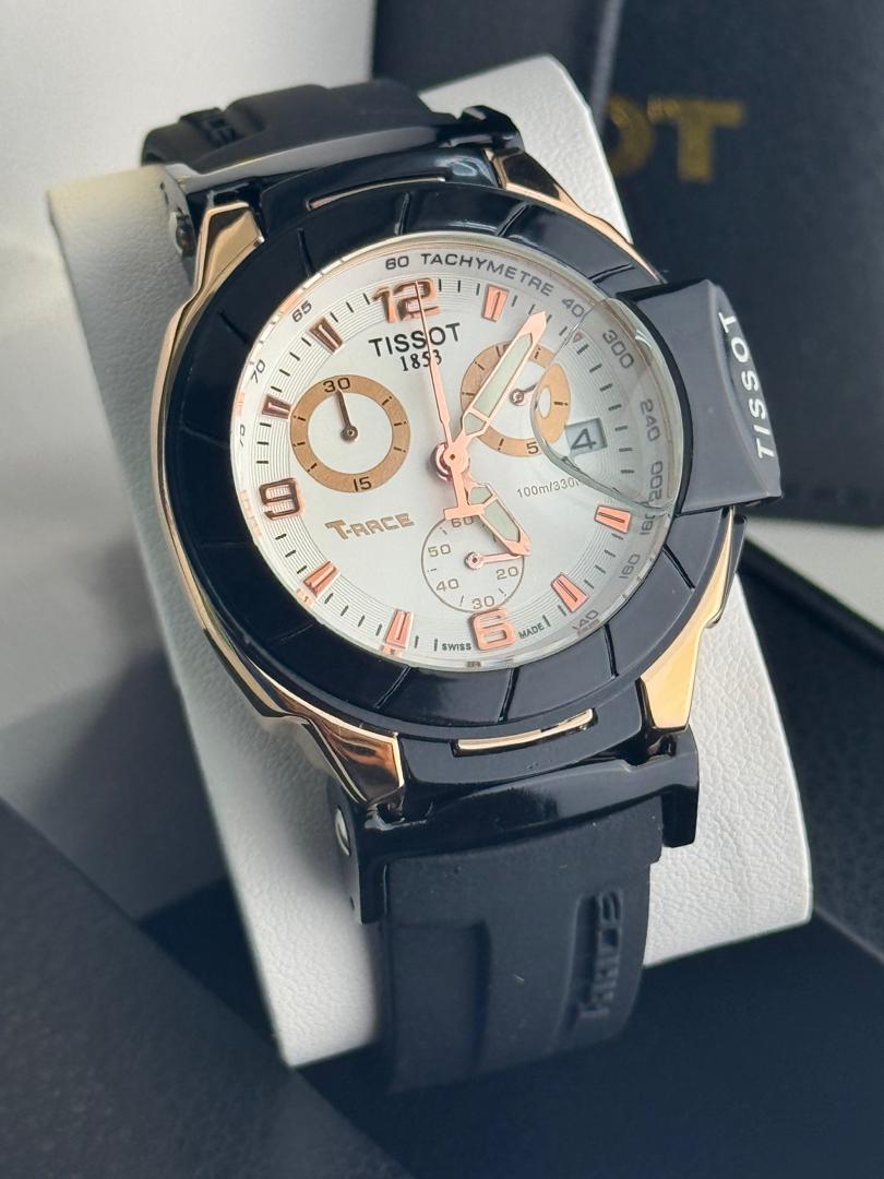 Tissot 1853 Chronograph Rubber Strap – All Functions Working – Free Box