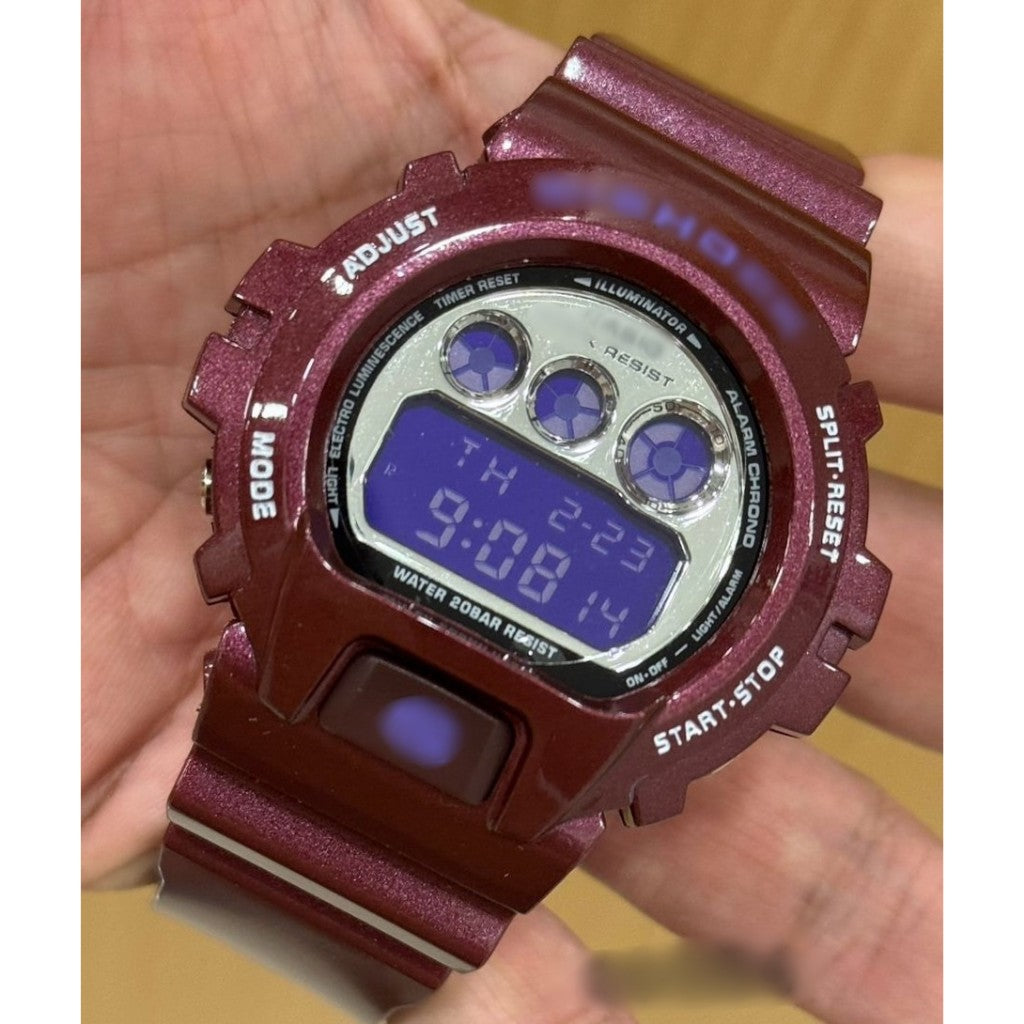 (Promosi Item) G SHOCK CERMIN KACA NB1 BLACK DW6900 Jam Tangan Lelaki & perempuan Digital Sports