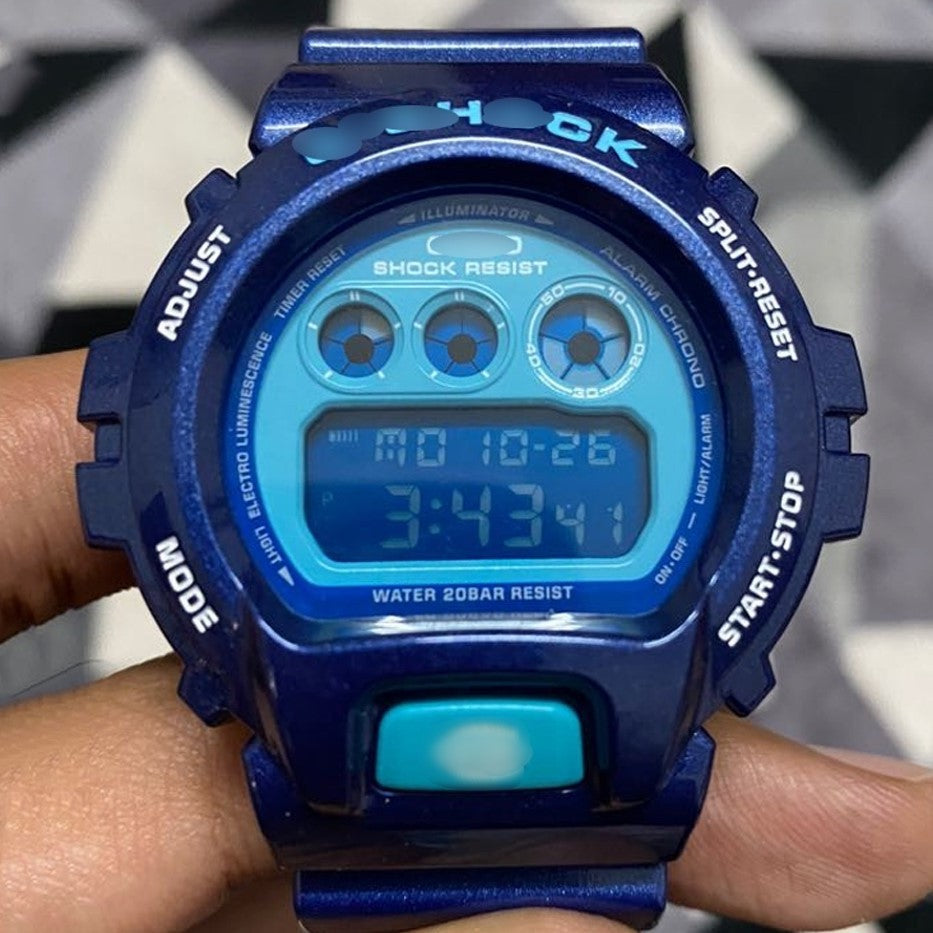 (Promosi Item) G SHOCK CERMIN KACA NB1 BLACK DW6900 Jam Tangan Lelaki & perempuan Digital Sports