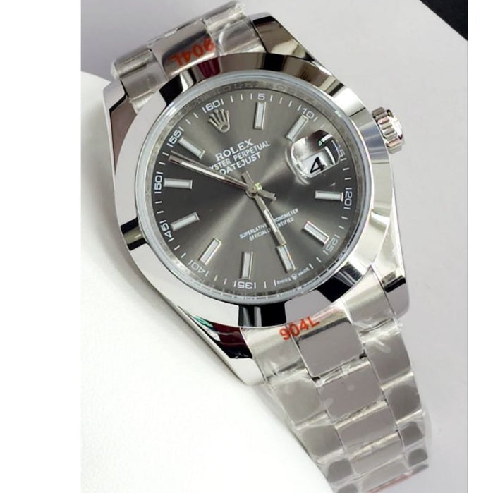 arabic Date just MEN AUTOMATIC  121 COPY ORIGINAL  JAPAN MOVEMENT  Glass minral  With date New Stock