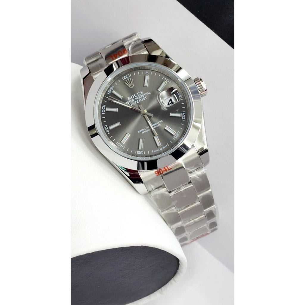 arabic Date just MEN AUTOMATIC  121 COPY ORIGINAL  JAPAN MOVEMENT  Glass minral  With date New Stock