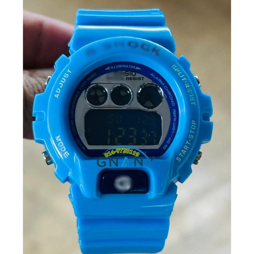 (Promosi Item) G SHOCK CERMIN KACA NB1 BLACK DW6900 Jam Tangan Lelaki & perempuan Digital Sports