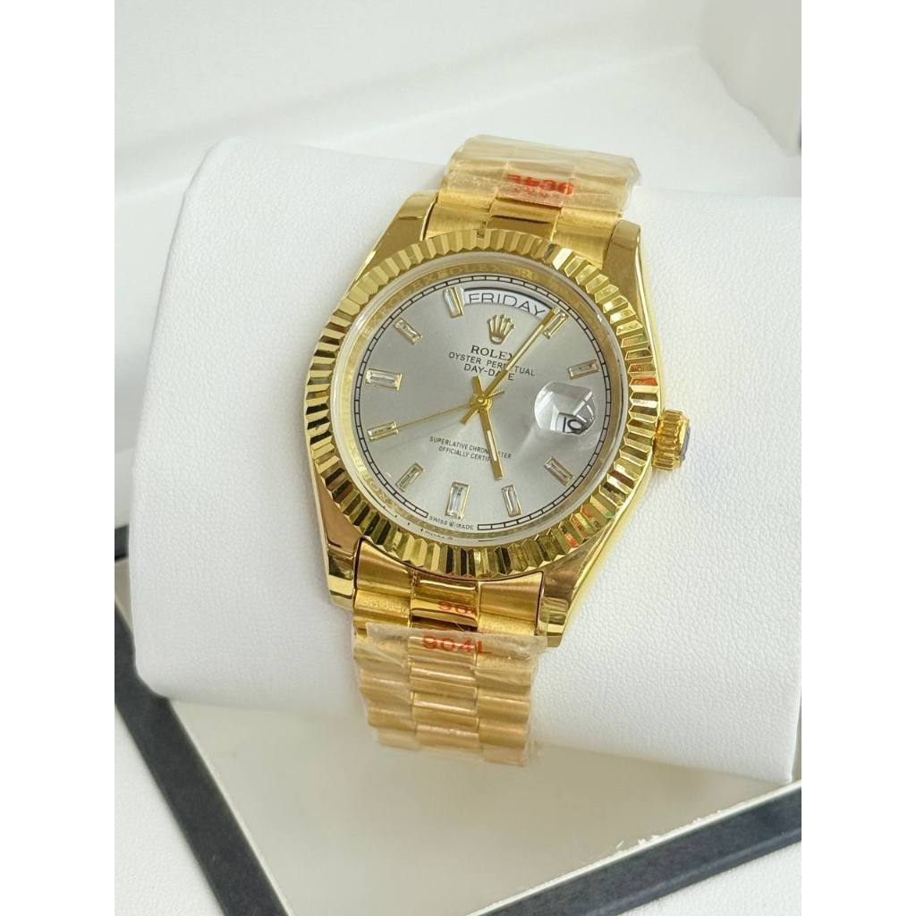 100% original Rolex date just jam tangan Lelaki Automatik watches for men's 36mm diameter with free box