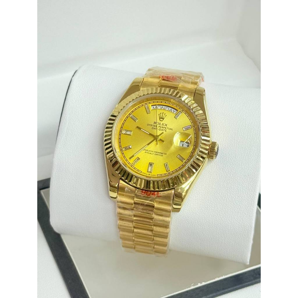 100% original Rolex date just jam tangan Lelaki Automatik watches for men's 36mm diameter with free box