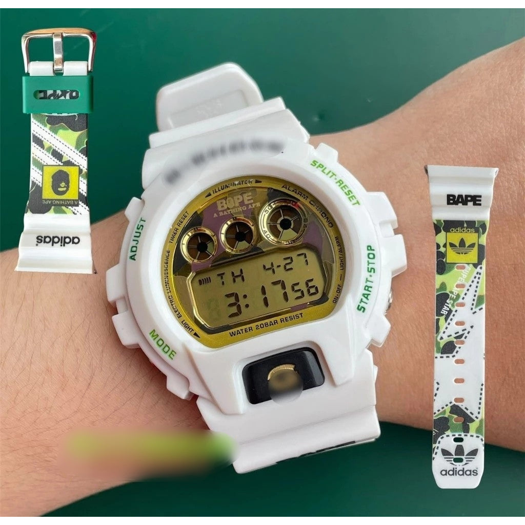 (Promosi Item) G SHOCK CERMIN KACA NB1 BLACK DW6900 Jam Tangan Lelaki & perempuan Digital Sports