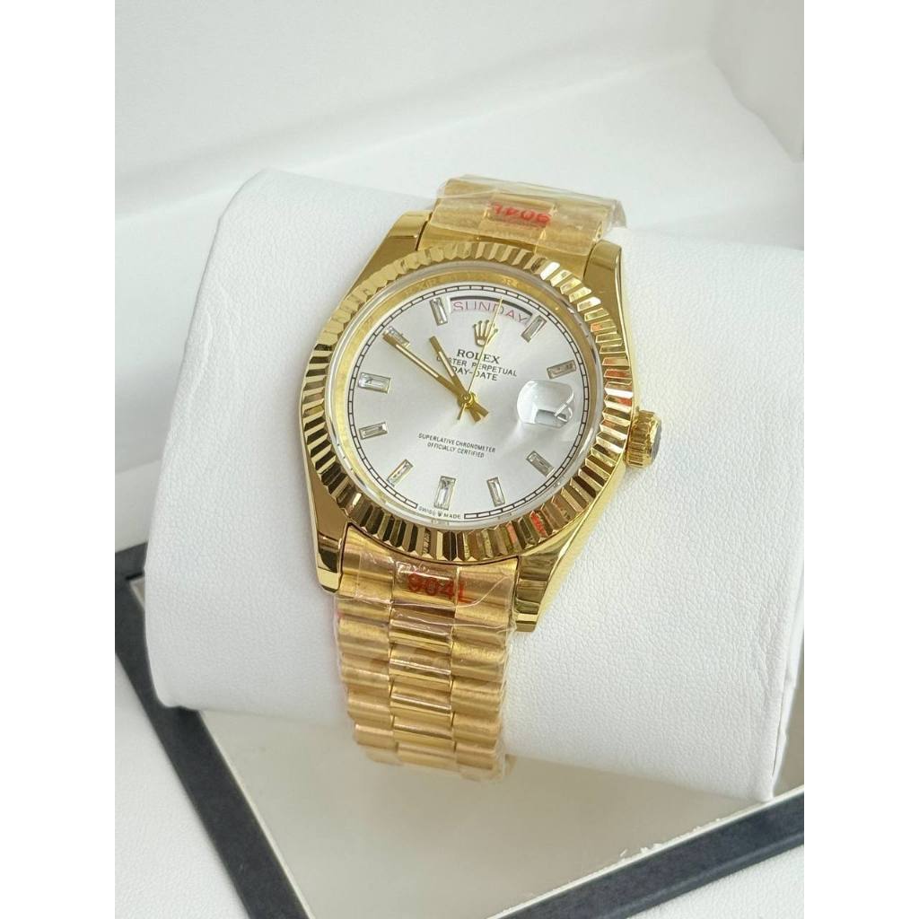 100% original Rolex date just jam tangan Lelaki Automatik watches for men's 36mm diameter with free box