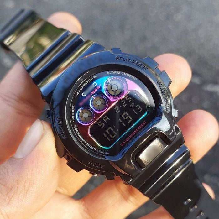 (Promosi Item) G SHOCK CERMIN KACA NB1 BLACK DW6900 Jam Tangan Lelaki & perempuan Digital Sports