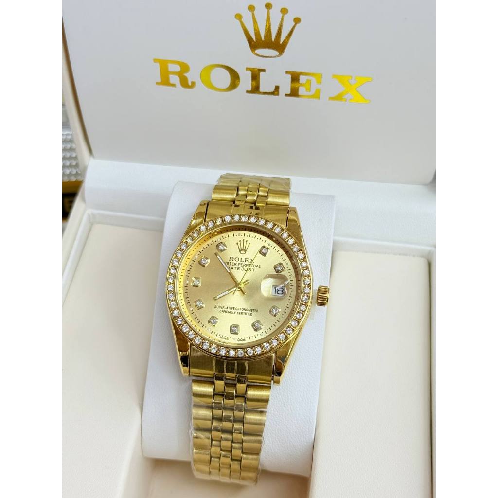 100% original Rolex date just jam tangan Lelaki Automatik watches for men's 36mm diameter with free box