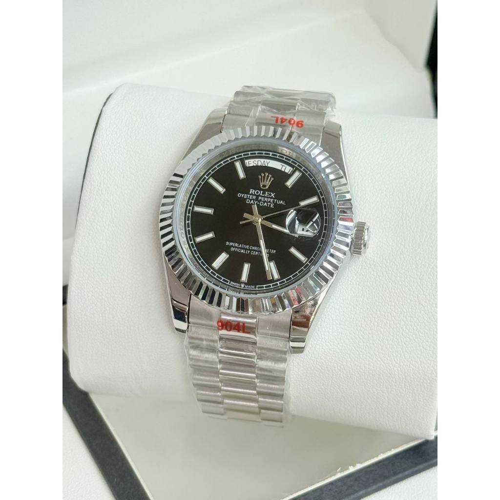 100% original Rolex date just jam tangan Lelaki Automatik watches for men's 36mm diameter with free box