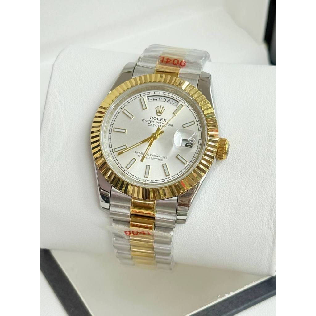 100% original Rolex date just jam tangan Lelaki Automatik watches for men's 36mm diameter with free box