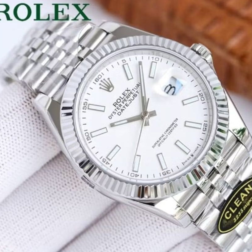 original Rolex date just jam tangan Lelaki Automatik watches for men's 36mm diameter warna silver stainless Steel jam