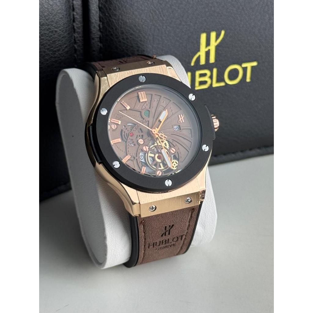 Hublot GA2100 Premium Ap Mod FullBlack Jam Tangan Lelaki Murah Men Watch