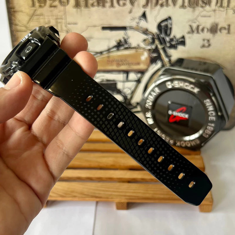 (Promosi Item) G SHOCK CERMIN KACA NB1 BLACK DW6900 Jam Tangan Lelaki & perempuan Digital Sports