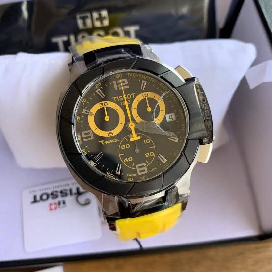 Tissot T-Race Yellow Chronograph Men's Watch