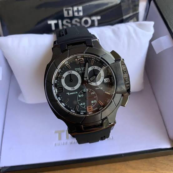 Tissot T-Race Black Chronograph Men's Watch