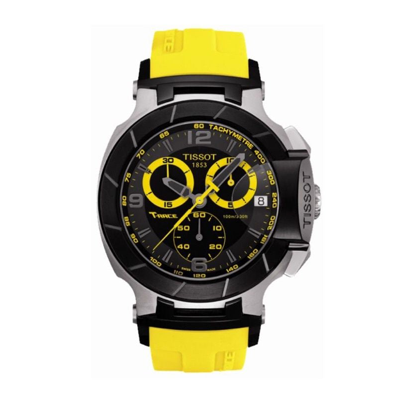 Tissot T-Race Yellow Chronograph Men's Watch