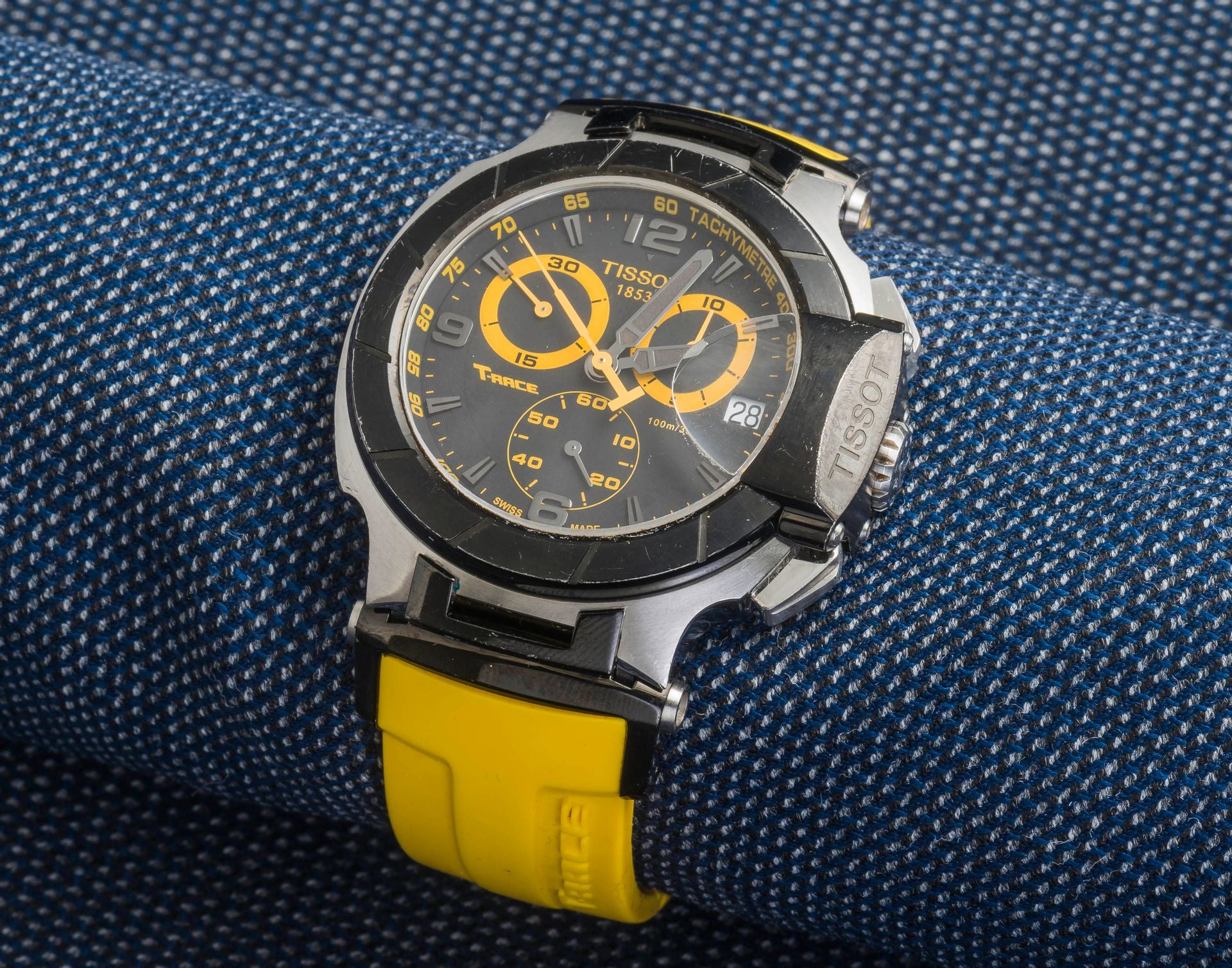 Tissot T-Race Yellow Chronograph Men's Watch