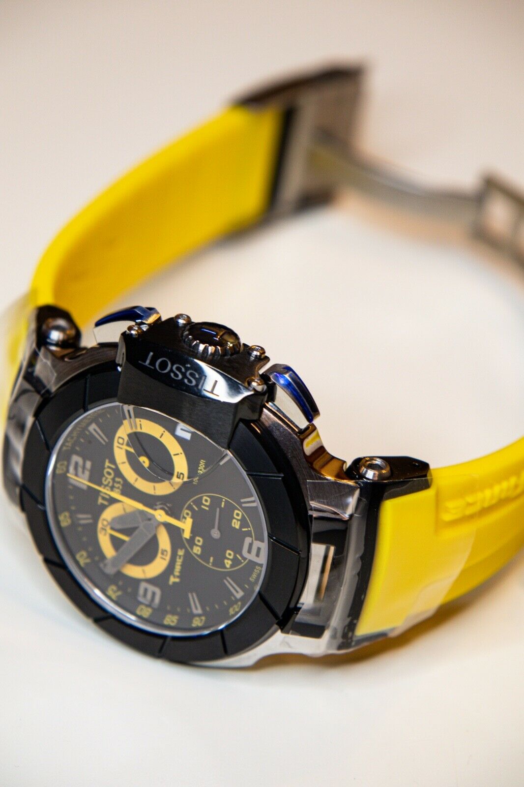 Tissot T-Race Yellow Chronograph Men's Watch