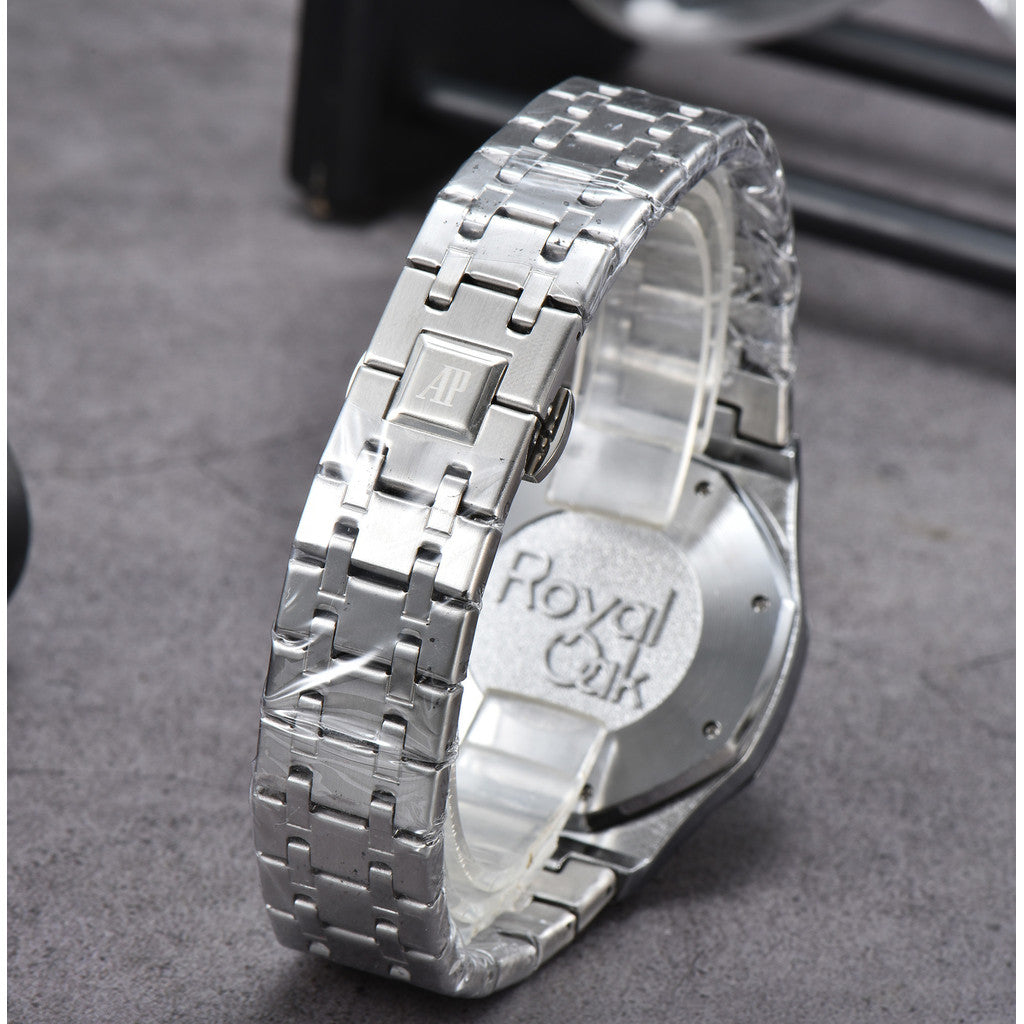 AP Royal Oak 6-Hand Chronograph Watch Man's Business Watches Luxury Stainless Steel Quartz Full Function Luminous Wristwatches